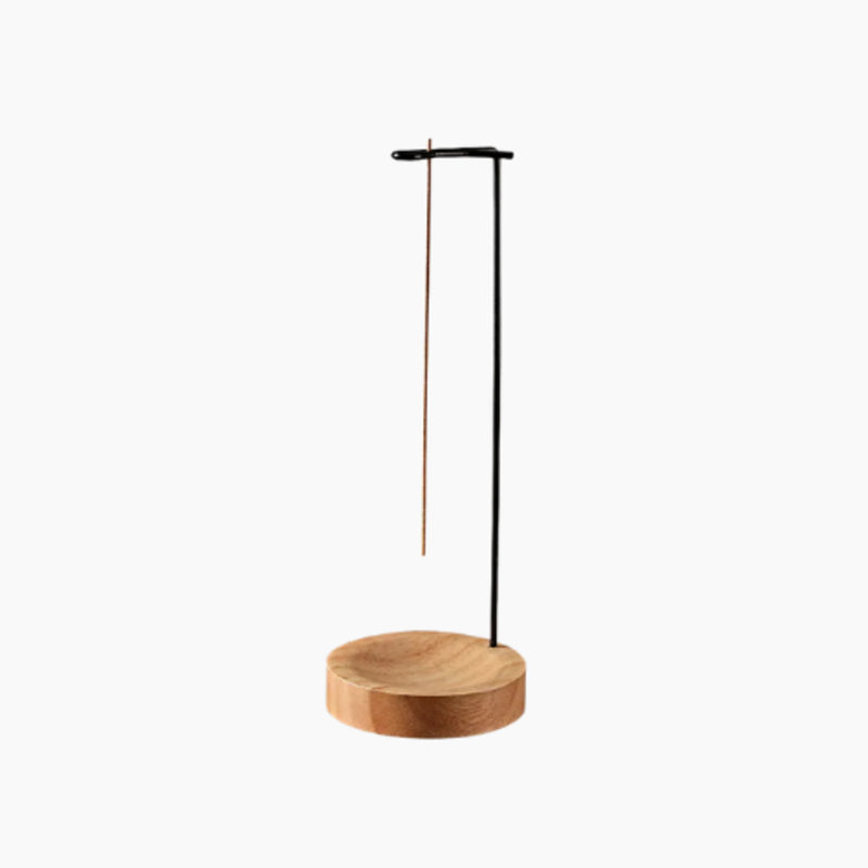 Brûleur d'encens - Conception créative à refoulement en bois pour aromathérapie