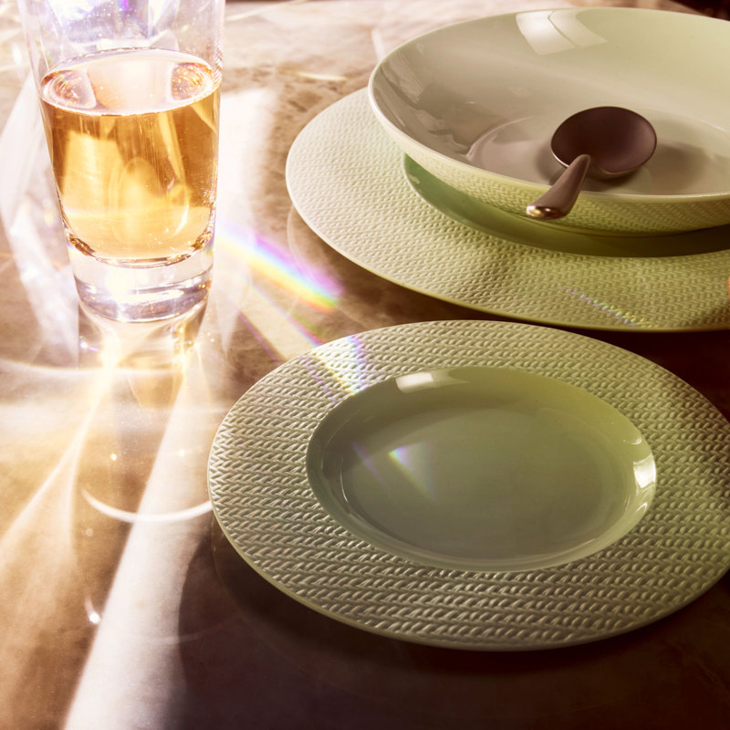 Kumi Porcelain Bread And Butter Plate, Mint