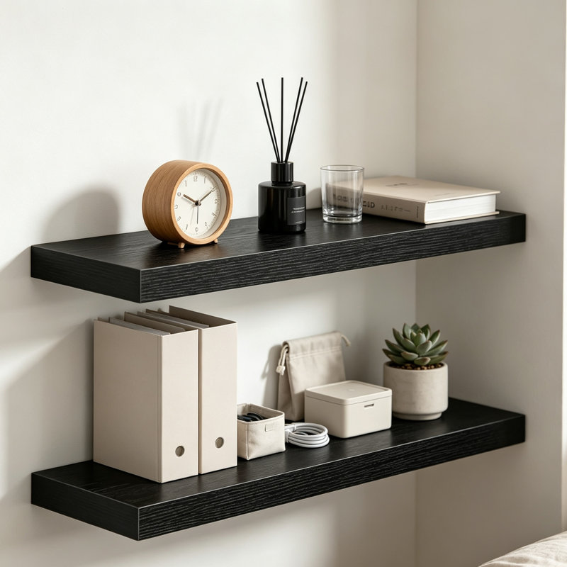 Solid Wood Floating Shelf