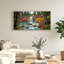 "Waterfall Forest", reproduction d'art sur toile encadrée de 1 x 58 x 28 pouces-197925028