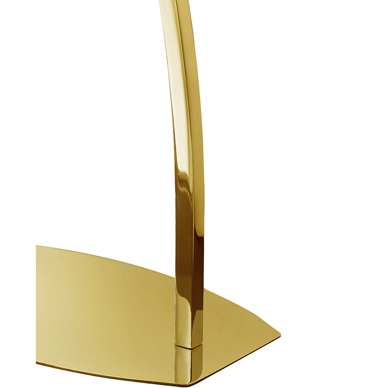 Yuri Armed Sconce, Polished Brass, Yellow, Yes