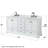 Deborah 72 " W Freestanding Standard Double Vanity Bathroom Vanity With Marble Top with Mirror-40064447-80209466
