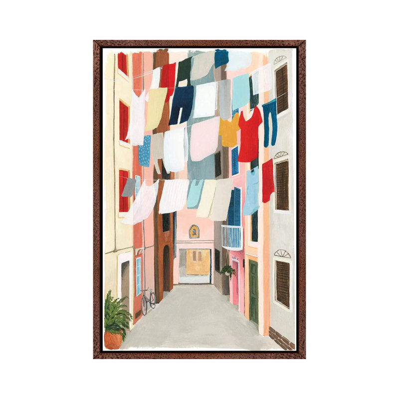 Laundry Day II by Grace Popp - Gallery-Wrapped Canvas Giclée on Canvas, Classic Wood Floater Frame, 66.04 cm H x 45.72 cm W