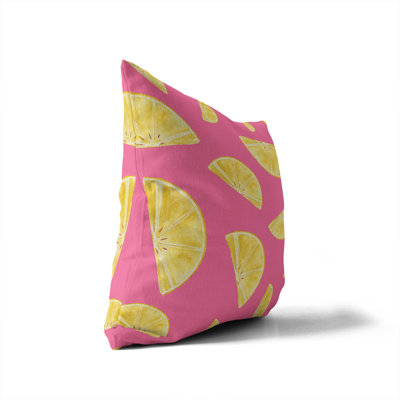 Summer Lemon Outdoor Pillow