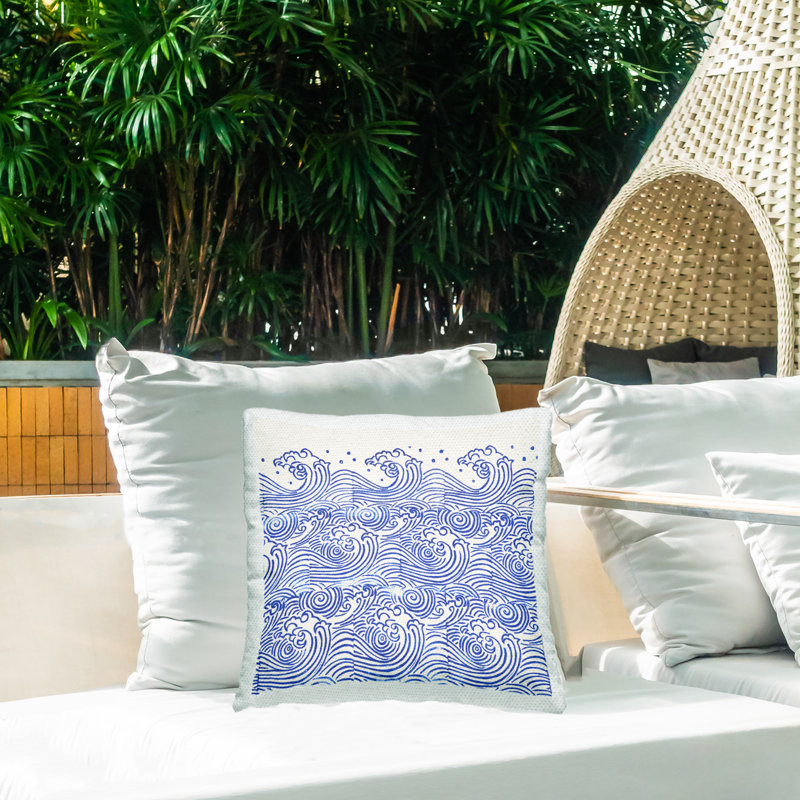 Abstract Outdoor Throw Pillow