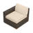 Buckholtz 94'' Wide L-Shaped Metal Patio Sectional with Cushions-1314536874