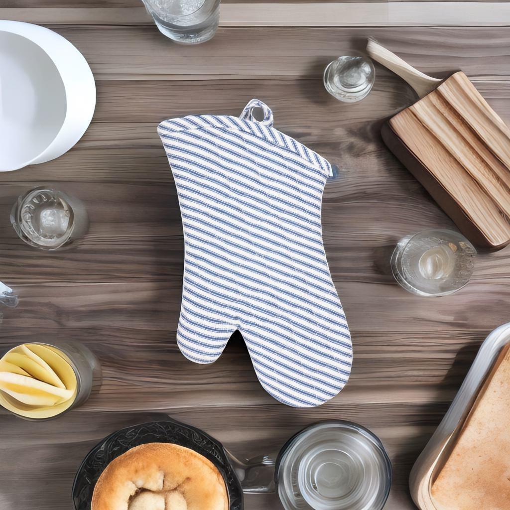 Livy Oven Mitt, Blue