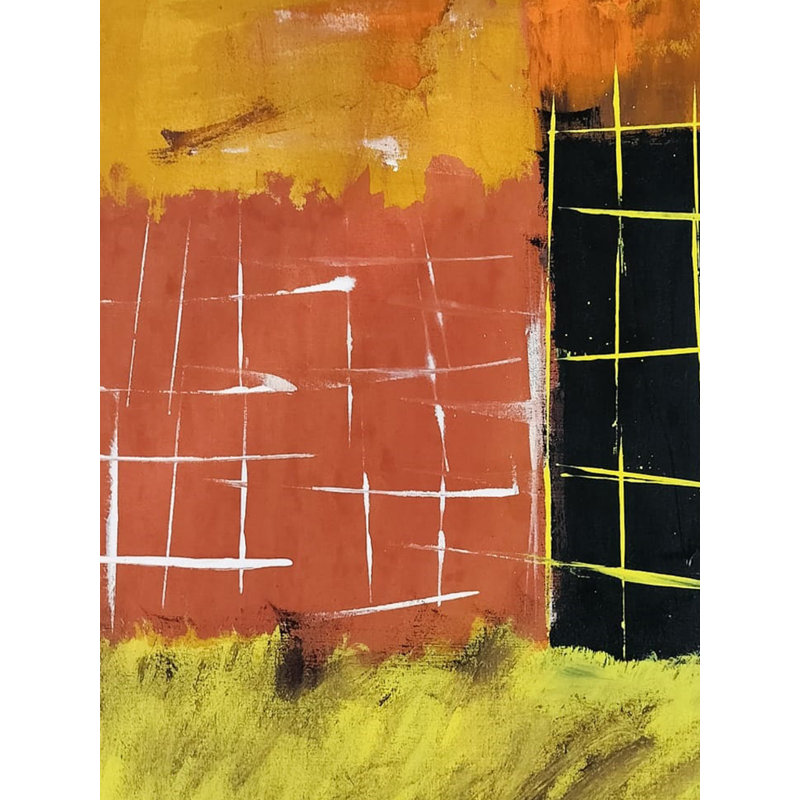 Coucher de soleil | Acrylique sur toile de coton | Par Soham Das