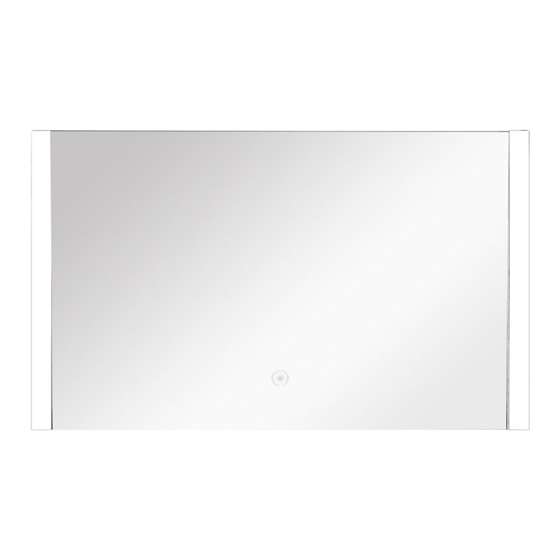 Miroir à fixation murale del-rétroéclairé Lorelei, H 24,02 po x L 47,24 po
