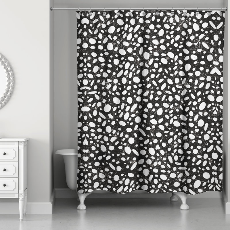 Rideau de douche simple pebble Pekalongan