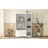3-Door Mirror Wardrobe With Shelves-737891311