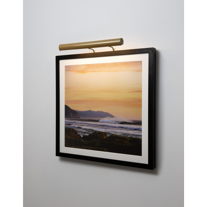 Applique murale à DEL murale ArtLight, Thermolaqué or, H 1,88 po x l 48 po x P 8 po, 3000 K
