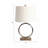 24" Maeline Metal And Marble Table Lamp
