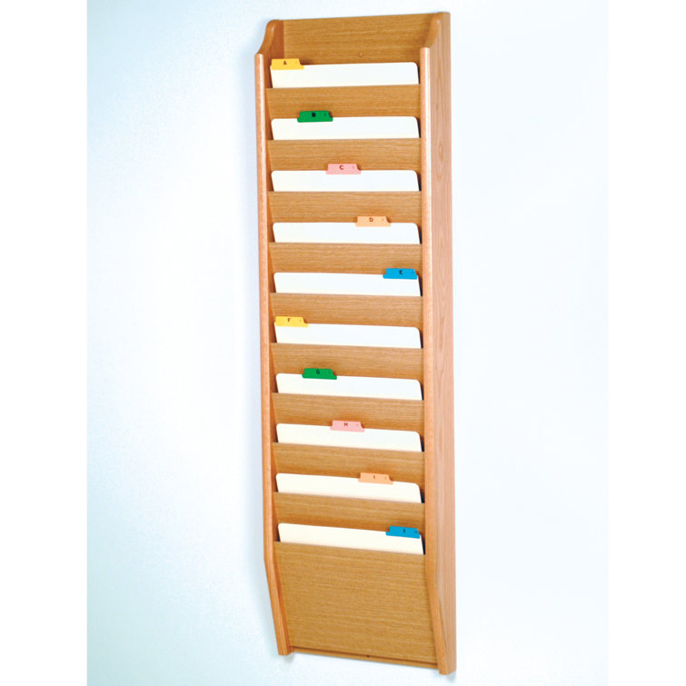 Wood Wall File Pockets