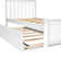 Boling Twin Solid Wood Platform Bed with Trundle by Harriet Bee