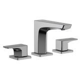Two Handle Widespread Bathroom Faucet with Drain Assembly