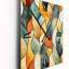 Motif géométrique géométrique I - horloge murale moderne-1321911941
