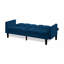 Velvet Futon Couch-617173943