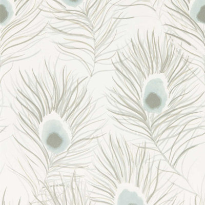Orlena 10.05m x 52cm Powder Wallpaper Roll
