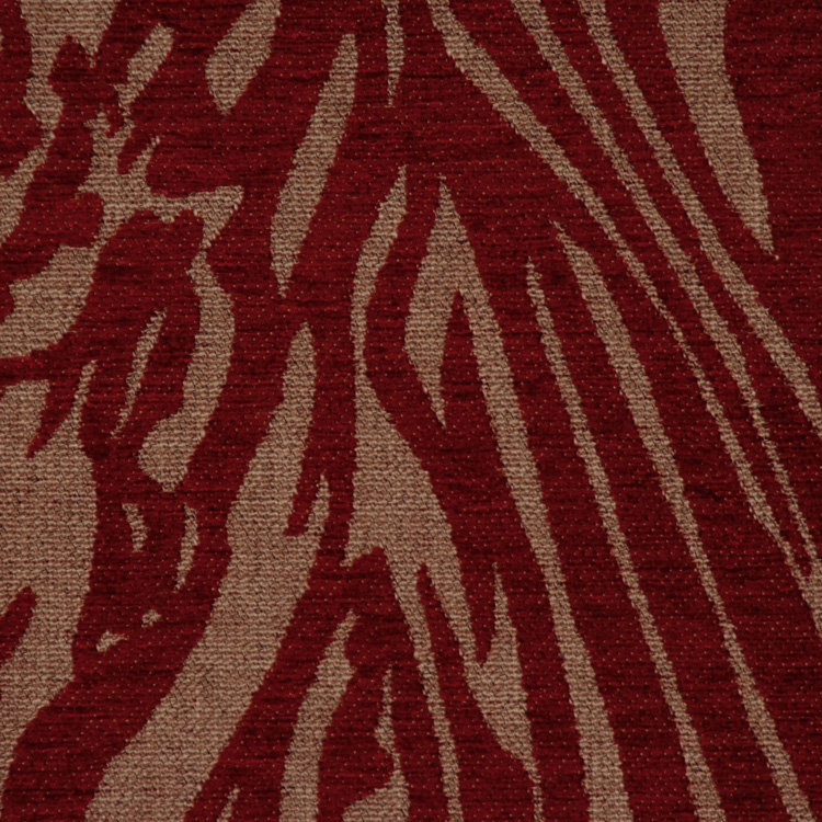 Tissu abstrait Allure, Red/Beige