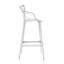Tabouret de comptoir en plastique Monna