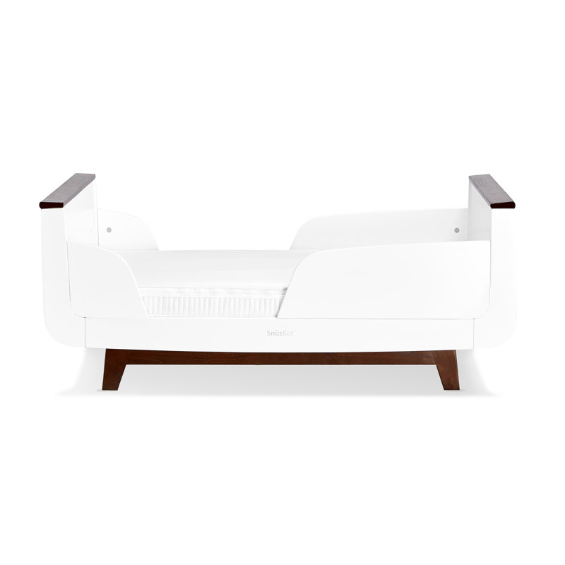 Toddler Rails, White/Dark Brown