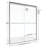 Celesta 44" W x 72" H Frameless Shower Door-14171010-17243226