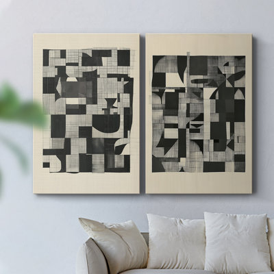 ABSTRACT Series DCCCLxxxviii - Toile tendue avec châssis de qualité supérieure - Prêt à être accroché
