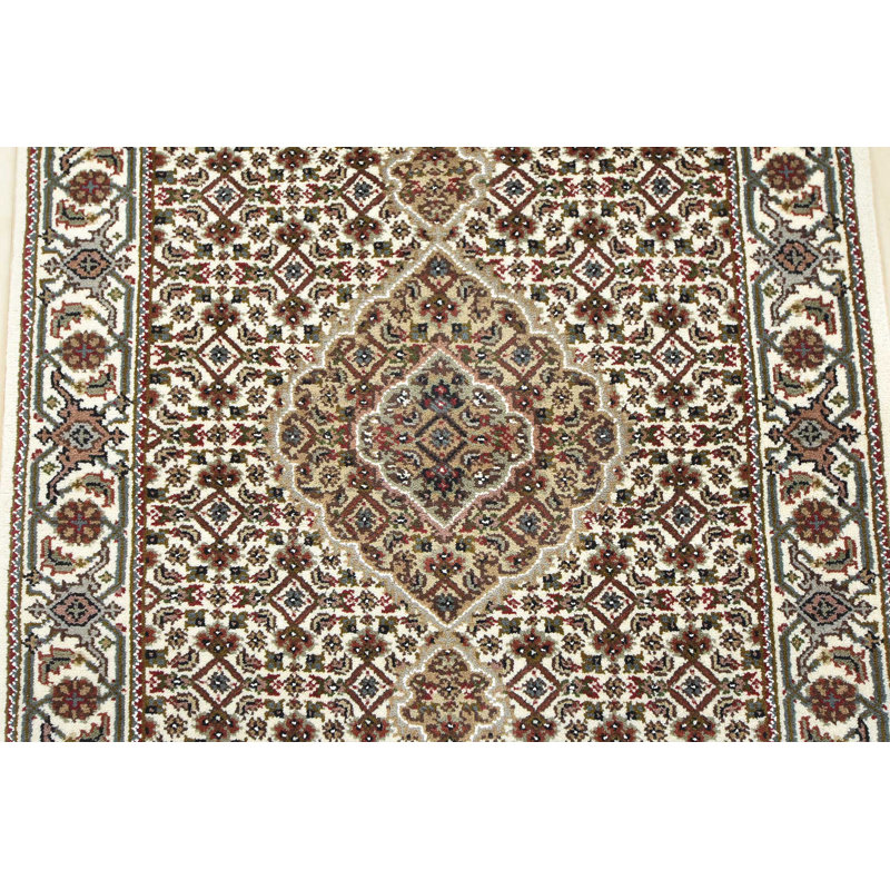 Neilpatrick One-of-a-Kind Runner 2'7" X 13' New Age Runner Wool Area Rug in Black/White/Brown
