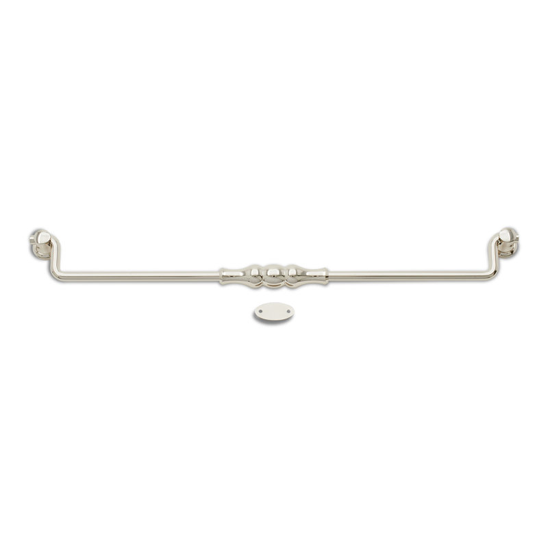 CP Series 12" Center to Center Drop Handle, Polished Nickel