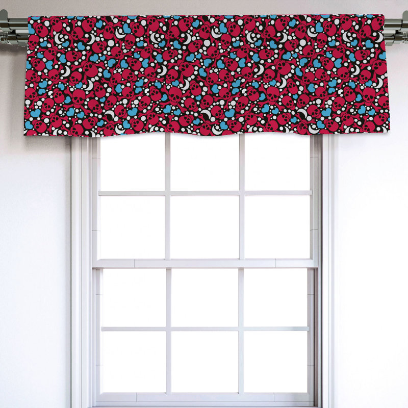 Sateen Ruffled Window Valance