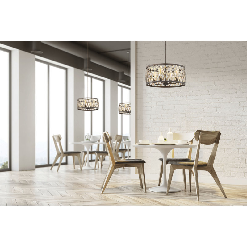 Lustree tambour 4 lumières unique Anakin
