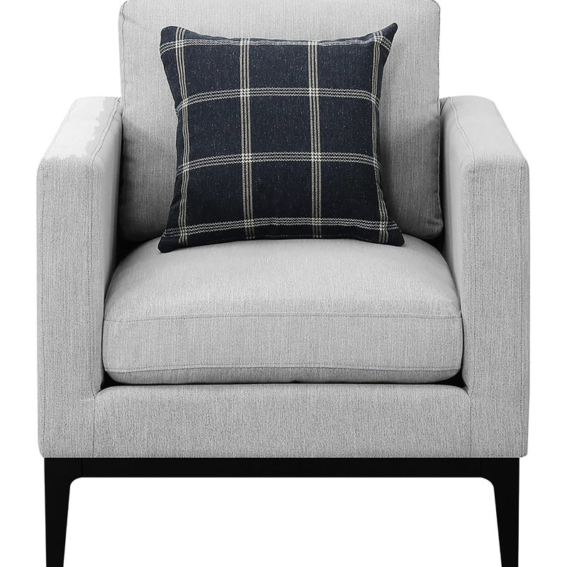 Détendez-vous confortablement avec ce fauteuil gris - Design moderne et élégant
