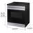 Samsung Bespoke Smart Slide-In Induction Range 6.3 cu. ft. with Anti-Scratch Glass Cooktop-96730267