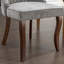 Chaise de salle à manger en lin-1401943040