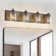 Dimmable Vanity Light with Seeded Glass