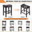 Bar Stool Cover Rectangle Set Of 4 Printed Stretch Counter Height Bar Stools Slipcovers Saddle Stool Slipcover Bench Seat Protector Backless Bar Stools Covers For Kitchen Counter