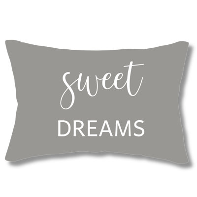 Sweet Dreams - Typography Decorative Pillow