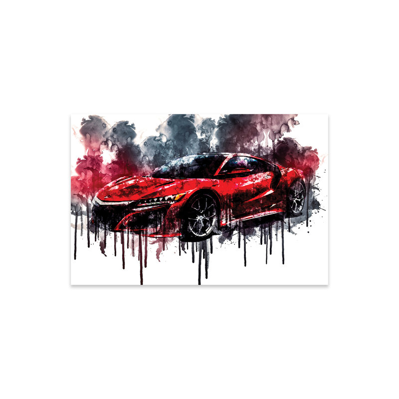 2017 NSX par Sissy Angelastro - peinture sans cadre