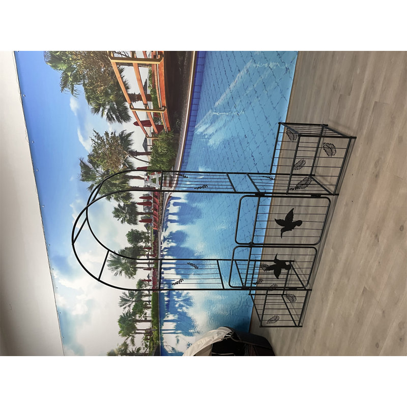 Arche de jardin en métal avec portes Arbor Trellis