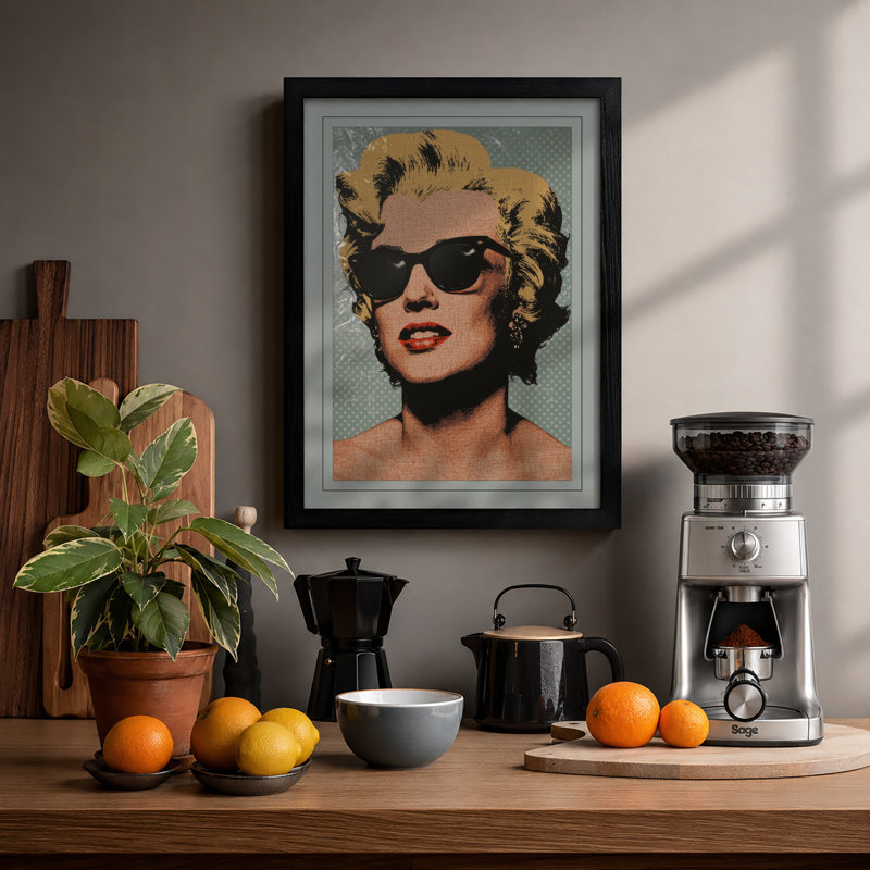 Platinum Icon Pop Art - Print, Black, A4 - 29.7 x 21.0 cm