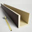 Poutre de plafond 3 côtés en faux bois Endurathane Rough Cedar (poutre en U)-96270171-105323855-105323833
