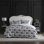 Ensemble de housse de couette réversible noire Betsey Johnson Betseys Toile
