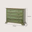 Simple commode d'appoint en bois vert