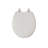 Lustra with Quick-Release Hinges Toilet Seat-36664603-91038772