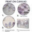 «Mauve mauve lilas Melody I», ensemble d'art mural lilas-107201052-107201054
