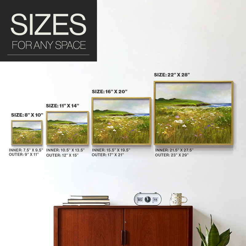 Montara Bluffs -Framed Print - Restickable, 16'' H x 20'' W