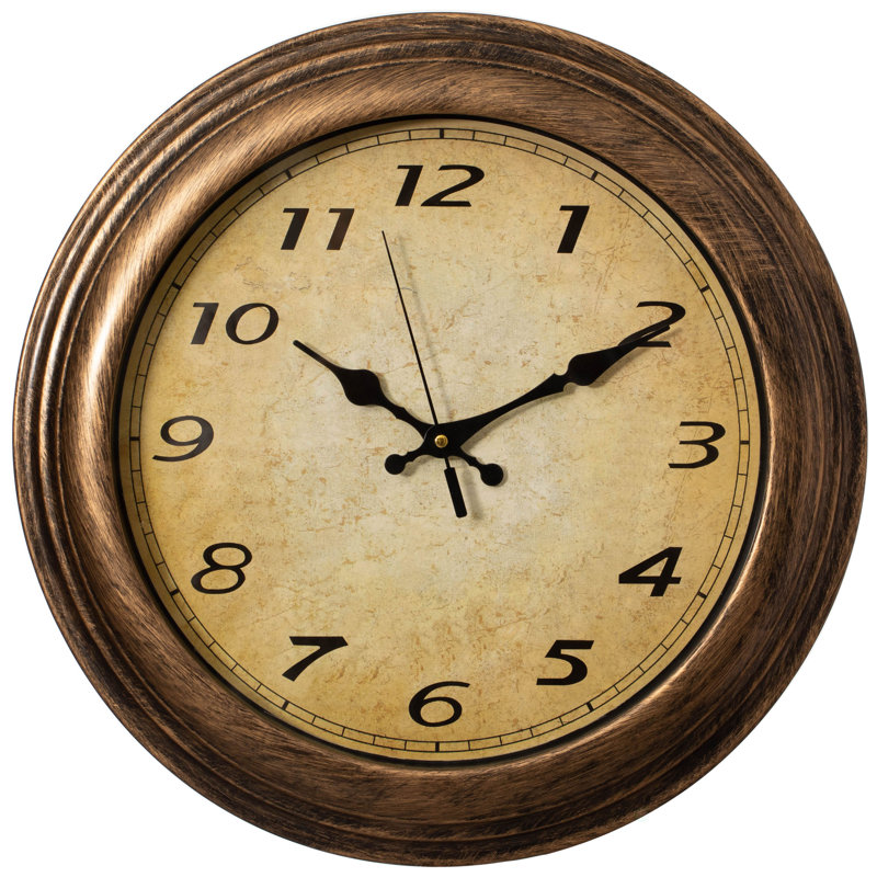  Horloge murale 16 po Vintage