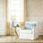16” Table Lamp with Stacked Blue Base-1006555416