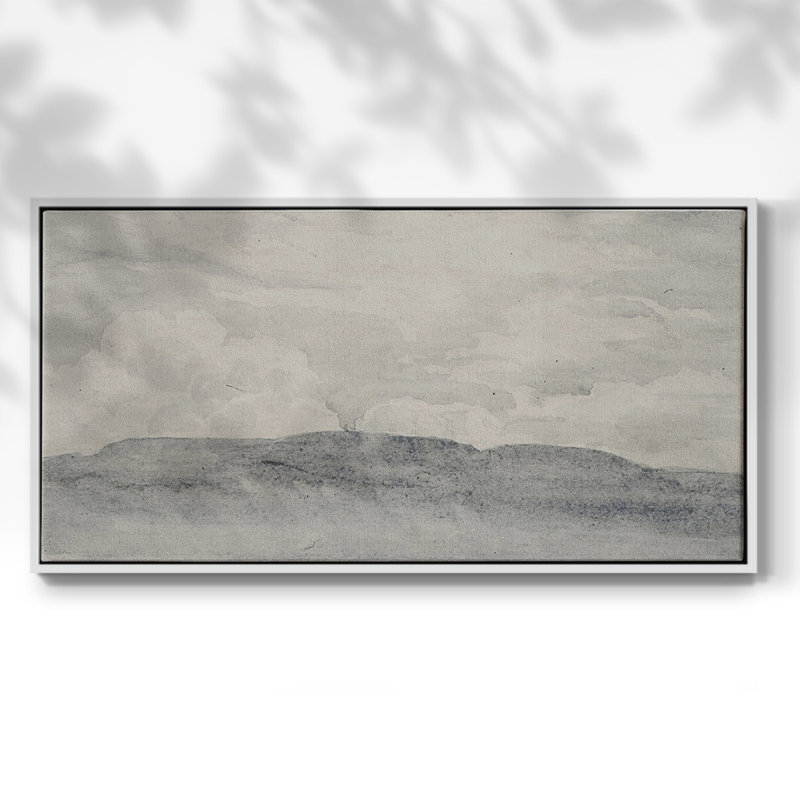 Nautical Series-CCL XXXIV - Toile tendue avec châssis encadré - Prêt à être accroché, H 21 po x l 41 po, Blanc